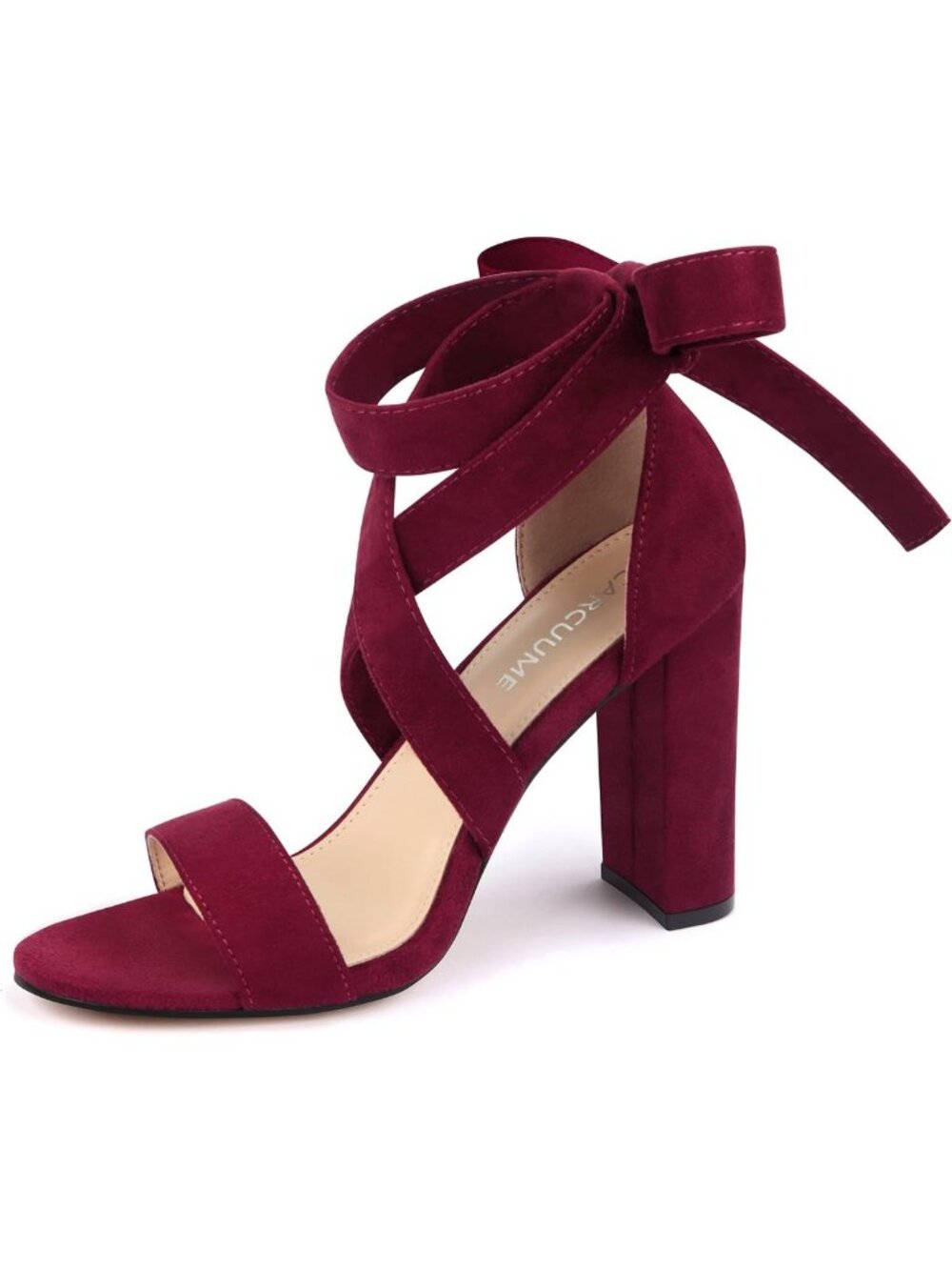 Stylish Strappy Chunky Heels for Women - Lace-Up High Heeled Sandals, Casual